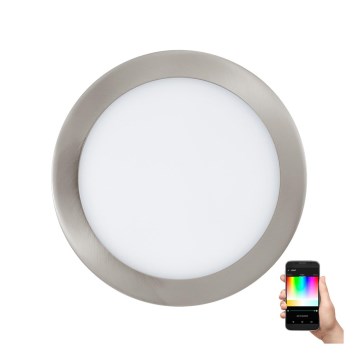 Eglo - LED RGB Lampada da incasso dimmerabile FUEVA-C LED/15,6W/230V Ø 22,5 cm