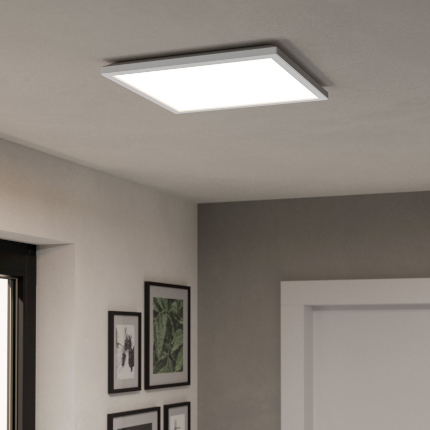 Eglo - LED RGBW Dimmerabile per esterni soffitto chiaro LED/17,6W/230V 2700-6500K 39x39 cm IP44 bianco ZigBee