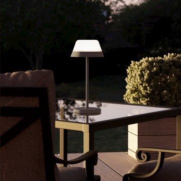 Eglo - LED RGBW Dimmerabile touch per esterni lampada 2in1 LED/1,5W/5V 2600 mAh IP54 grigio