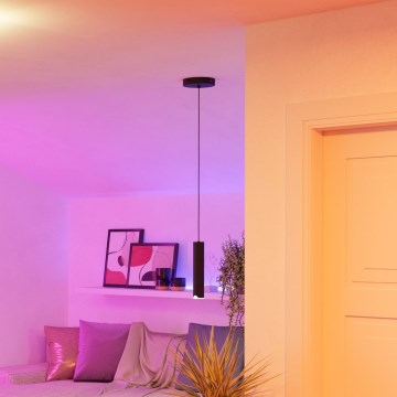 Eglo - LED RGBW Lampadario dimmerabile a sospensione con filo LED/3,7W/230V 2700-6500K nero