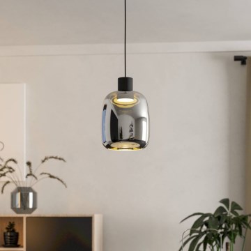 Eglo - LED RGBW Lampadario dimmerabile a sospensione con filo LED/3,7W/230V 2700-6500K nero ZigBee