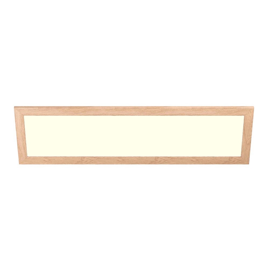 Eglo - Pannello LED RGBW dimmerabile da superficie/incasso SALOBRENA-C WOOD LED/34W/230V 2700-6500K 34x124 cm marrone + telecomando