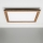 Eglo - LED RGBW Pannello fisso dimmerabile SALOBRENA-C WOOD LED/30,5W/230V 2700-6500K 64x64 cm marrone + telecomando