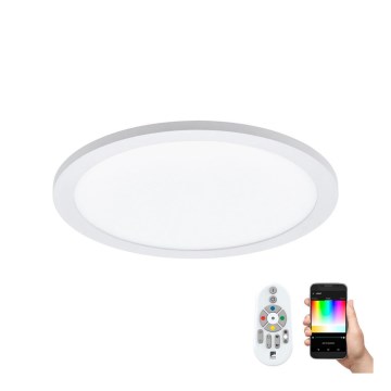 Eglo - LED RGBW Plafoniera dimmerabile SARSINA-C LED/16W/230V + telecomando