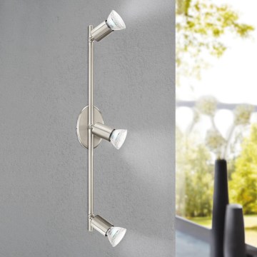 Eglo - Luce Spot a LED 3xGU10-LED/2,8W/230V