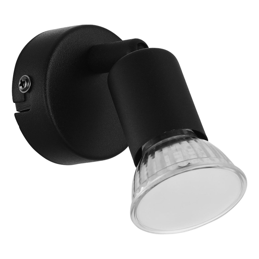 Eglo - Luce Spot da parete a LED 1xGU10/2,8W/230V 3000K nero