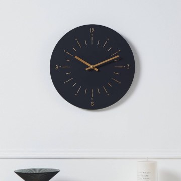 Eglo - Orologio da parete 1xAA diametro 30 cm nero