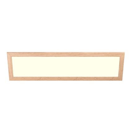 Eglo - Pannello a plafone LED SALOBRENA-RW WOOD LED/34W/230V 2700/4000K 124x34 cm marrone