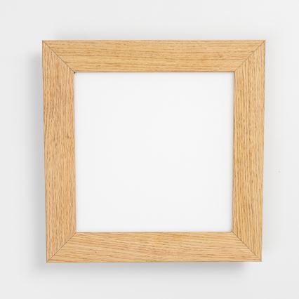 Eglo - Pannello LED RGBW a montaggio superficiale dimmerabile SALOBRENA-C WOOD LED/16W/230V 2700-6500K 34x34 cm marrone + telecomando