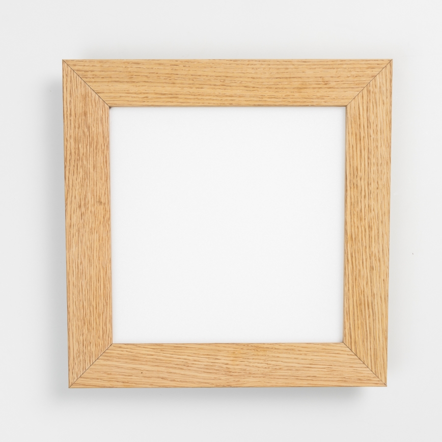 Eglo - Pannello LED RGBW a montaggio superficiale dimmerabile SALOBRENA-C WOOD LED/16W/230V 2700-6500K 34x34 cm marrone + telecomando