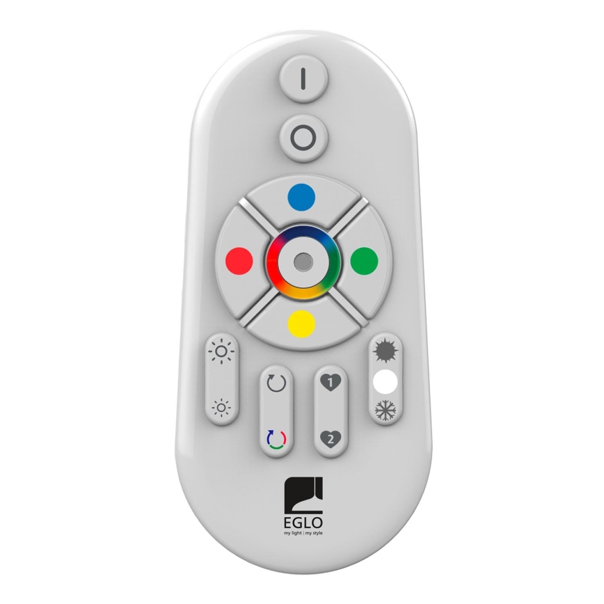 Eglo - Pannello LED RGBW a montaggio superficiale dimmerabile SALOBRENA-C WOOD LED/16W/230V 2700-6500K 34x34 cm marrone + telecomando