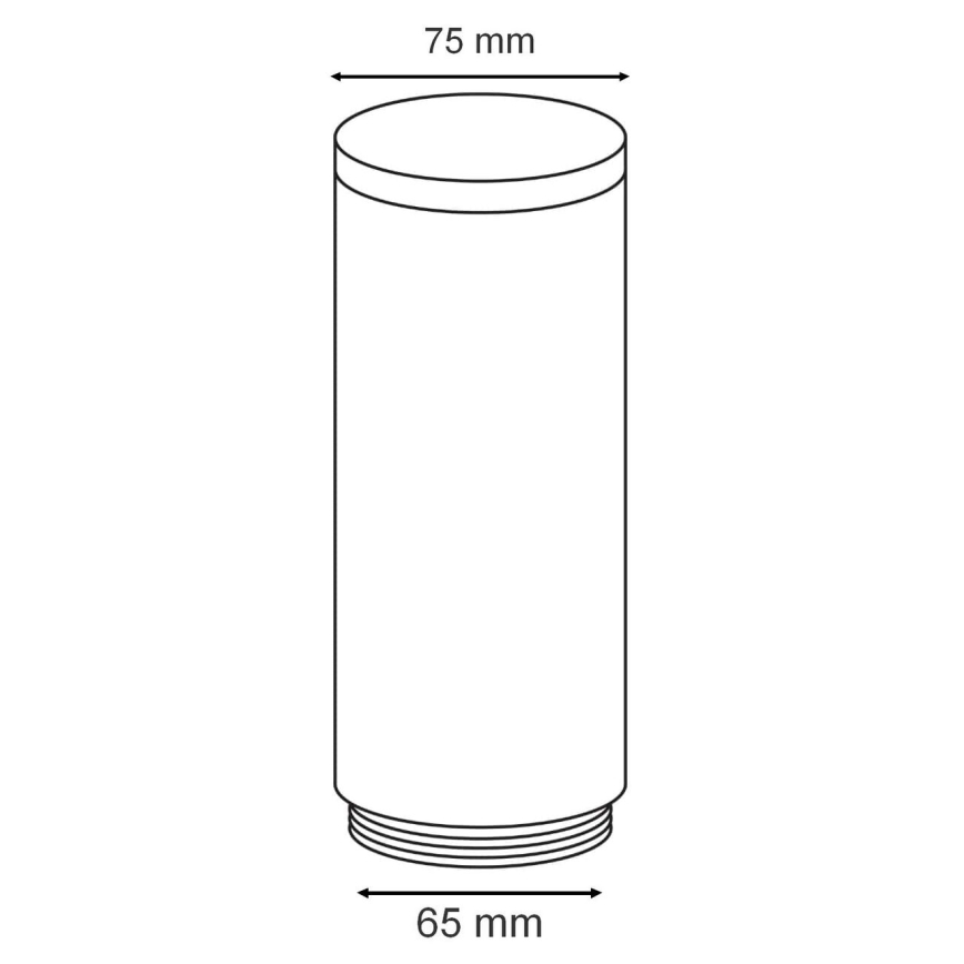 Eglo - Paralume di ricambio per lampada da esterno HELSINKI diam. 7,5 cm