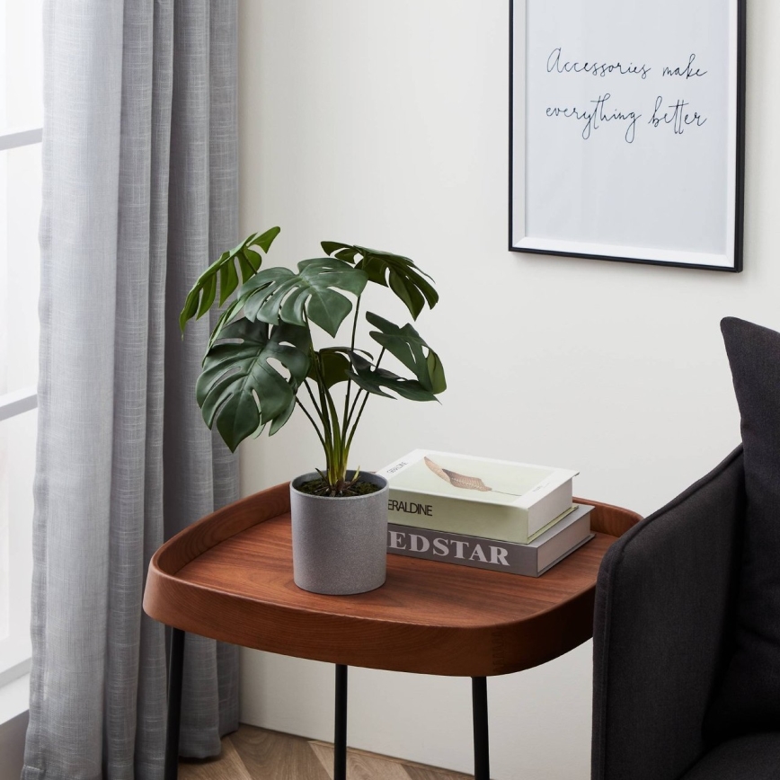 Eglo - Pianta artificiale in vaso 42x30 cm monstera