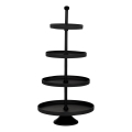 Eglo - Piedistallo da servizio 70x35 cm nero