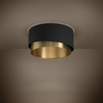 Eglo - Plafoniera 1xE27/40W/230V nero/oro