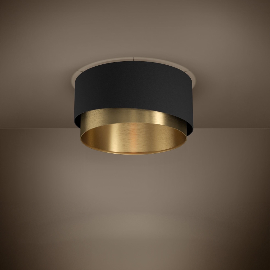 Eglo - Plafoniera 1xE27/40W/230V nero/oro