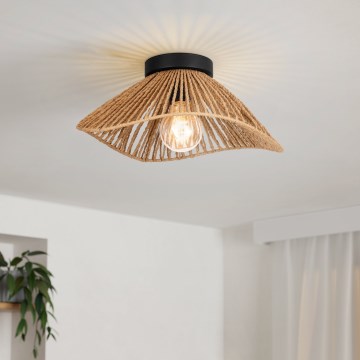 Eglo - Plafoniera 1xE27/60W/230V marrone