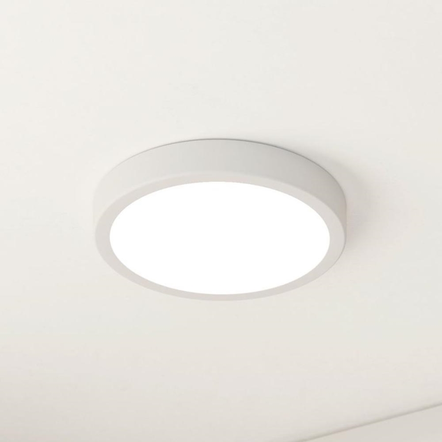 Eglo - Plafoniera da bagno LED 17W/230V, bianca, IP44, Ø 21 cm