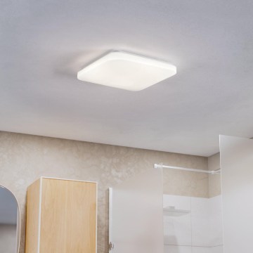 Eglo - Plafoniera da bagno LED/18W/230V 3000/4000/6000K 33x33 cm IP44