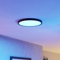 Eglo - Plafoniera da bagno LED RGBW dimmerabile LED/17,5W/230V 2700-6500K Ø 38,9 cm IP44 nero