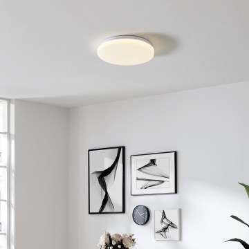 Eglo - Plafoniera da soffitto dimmerabile LED RGBW, 12W, 230V, Ø 31 cm