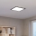 Eglo - Plafoniera da soffitto dimmerabile LED RGBW, 19W, 230V, 2700-6500K, 40x40 cm, nera