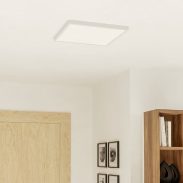 Eglo - Plafoniera da soffitto LED RGBW dimmerabile per bagno LED/17,8W/230V 2700-6500K Ø 39,9 cm IP44 bianco