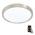 Eglo - Plafoniera da soffitto per bagno a LED dimmerabile LED/19,5W/230V 2700-6500K IP44 ZigBee Ø 28,5 cm