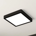 Eglo - Plafoniera dimmerabile a LED LED/17W/230V nera 21x21 cm
