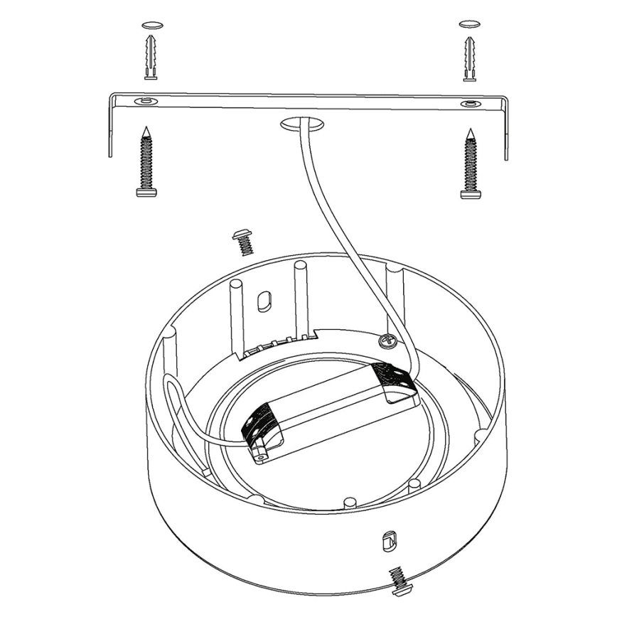 Eglo - Plafoniera dimmerabile RGBW FUEVA-C LED/21W/230V