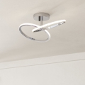 Eglo - Plafoniera LED/12W/230V 2700/4000/6500K cromo lucido