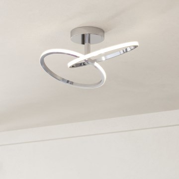 Eglo - Plafoniera LED/12W/230V 2700/4000/6500K cromo lucido
