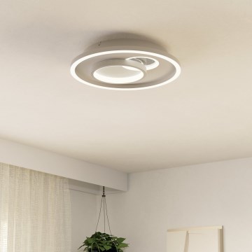Eglo - Plafoniera LED 1xLED/14W/230V + 1xLED/8,5W diametro 38 cm bianco