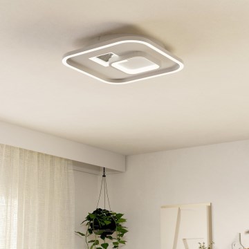 Eglo - Plafoniera LED 1xLED/16,2W/230V + 1xLED/9,2W 38x38 cm bianco