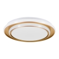 Eglo - Plafoniera LED/24W/230V 2700/4000/6500K Ø 40 cm oro