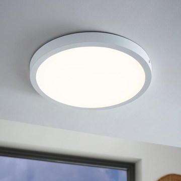 Eglo - Plafoniera LED/25W/230V bianca, rotonda, 2500 lm, Ø 40 cm