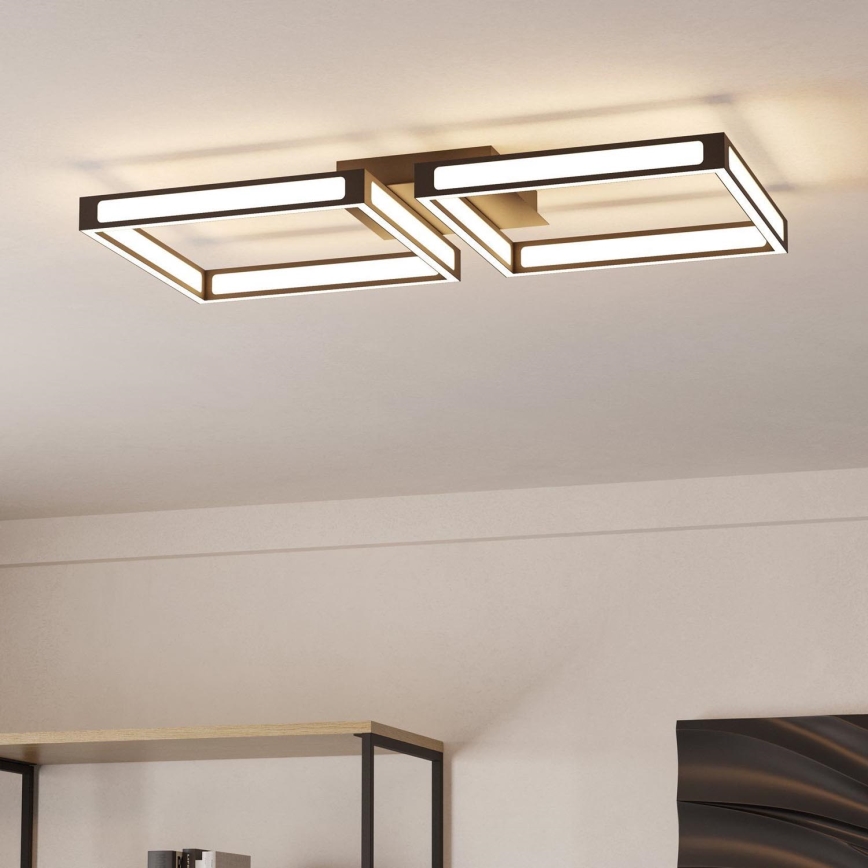 Eglo - Plafoniera LED 2xLED/11,2W/230V nero