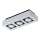 Eglo - Plafoniera LED 3xGU10-LED/5W/230V