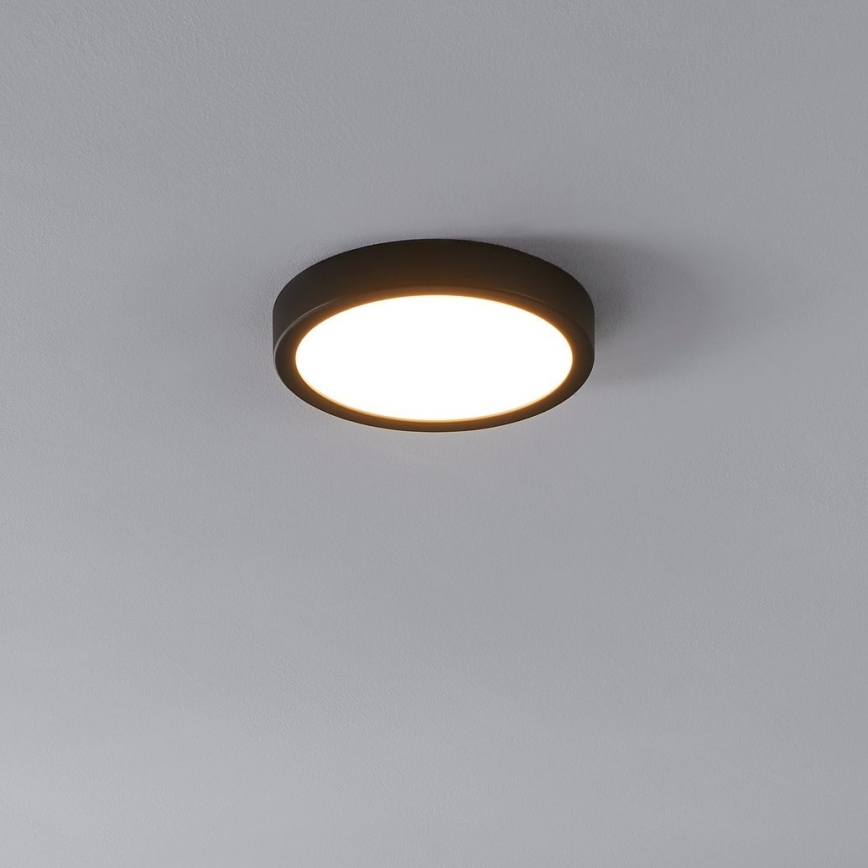 Eglo - Plafoniera LED con sensore LED/17W/230V 3000K nero