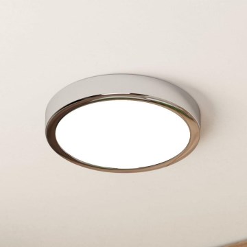 Eglo - Plafoniera LED da bagno LED/17W/230V IP44 cromo lucido