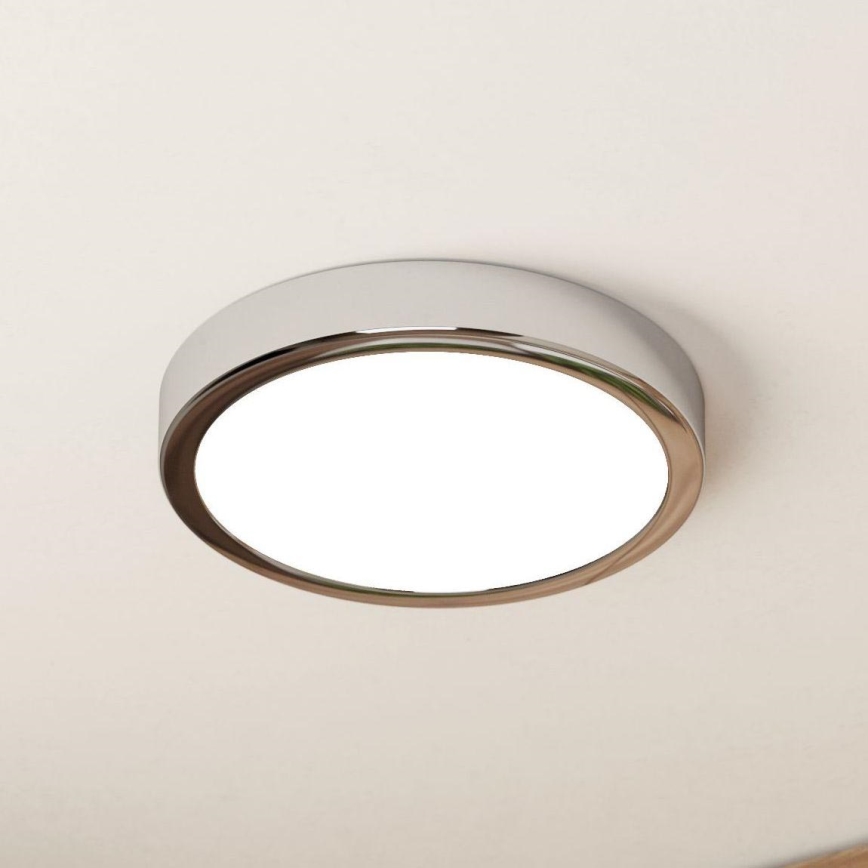 Eglo - Plafoniera LED da bagno LED/17W/230V IP44 cromo lucido