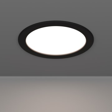 Eglo - Plafoniera LED da incasso per bagno LED/10,5W/230V 2700/4000/6500K Ø 16,8 cm IP44 nero