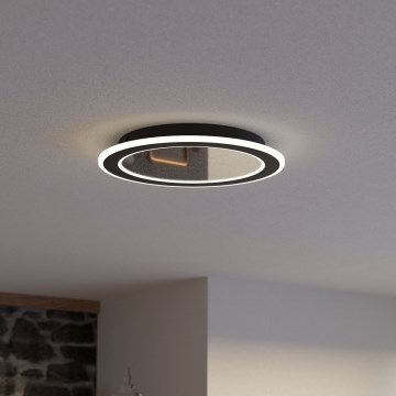 Eglo - Plafoniera LED dimmerabile LED/20W/230V 2700-6500K nero + telecomando