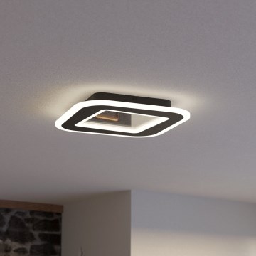 Eglo - Plafoniera LED dimmerabile LED/20W/230V 2700-6500K nero + telecomando