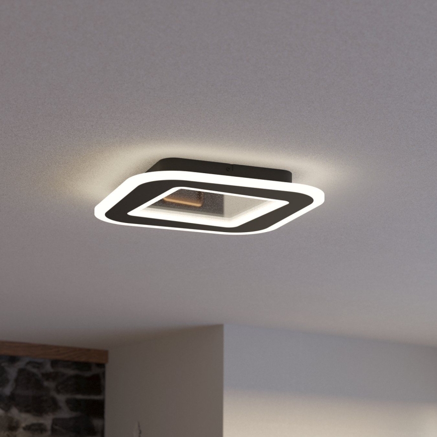 Eglo - Plafoniera LED dimmerabile LED/20W/230V 2700-6500K nero + telecomando