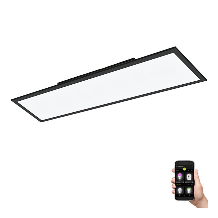 Eglo - Plafoniera LED dimmerabile LED/33,5W/230V nera ZigBee