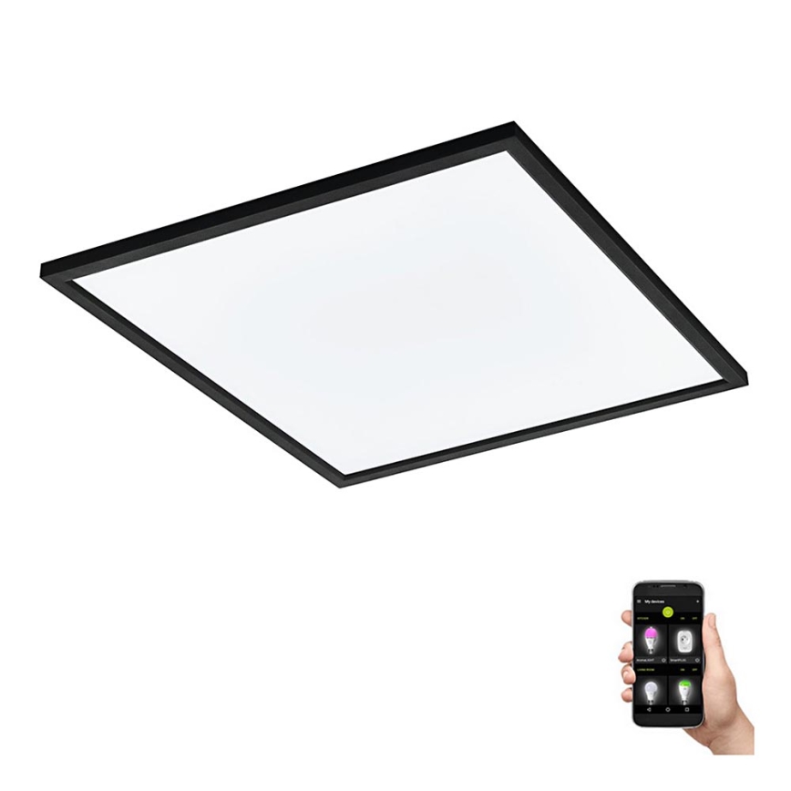 Eglo - Plafoniera LED dimmerabile SALOBRENA-Z LED/33W/230V nero ZigBee