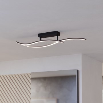 Eglo - Plafoniera LED LED/12W/230V 4000K nero