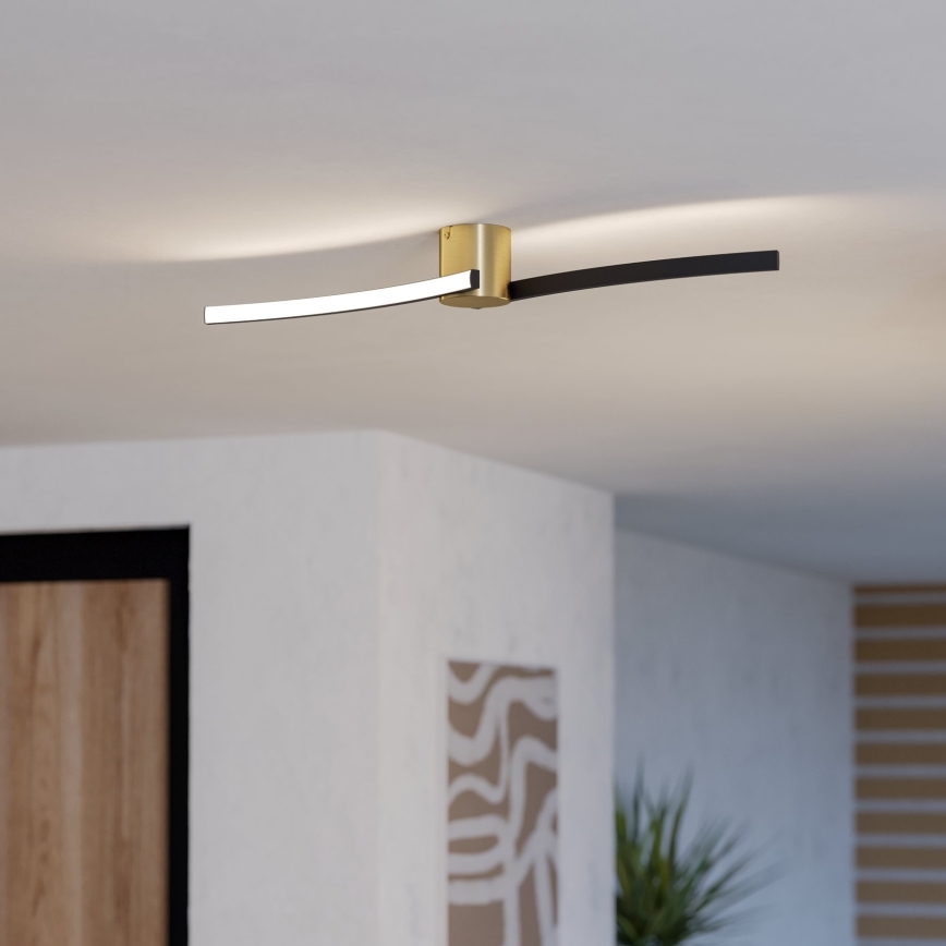 Eglo - Plafoniera LED LED/12W/230V 4000K nero