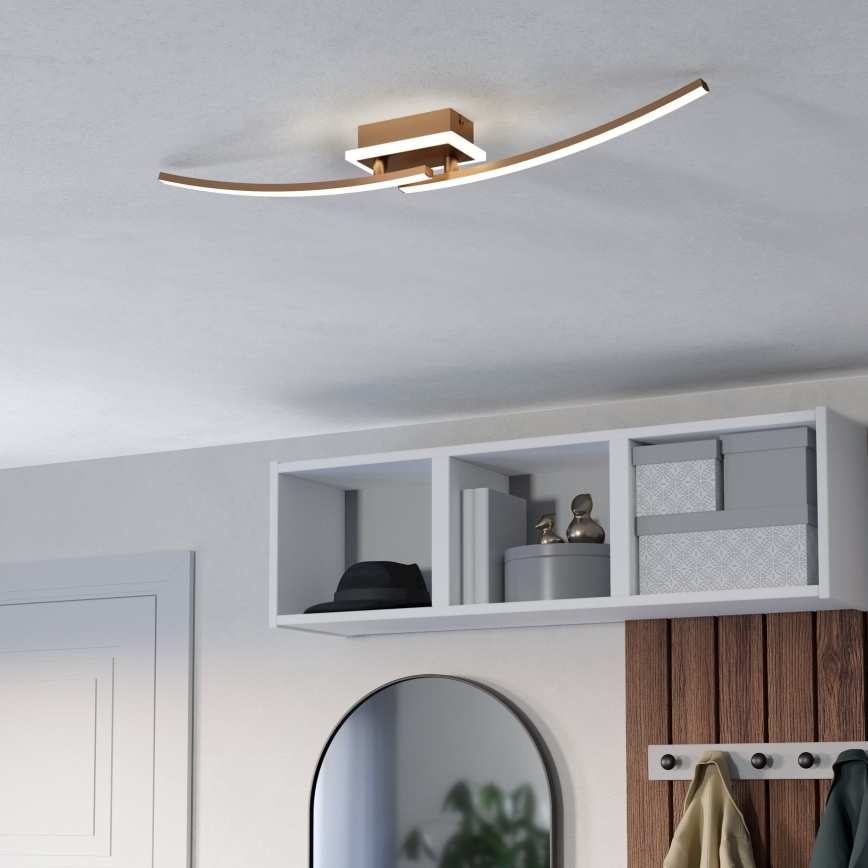 Eglo - Plafoniera LED LED/12W/230V 4000K rame